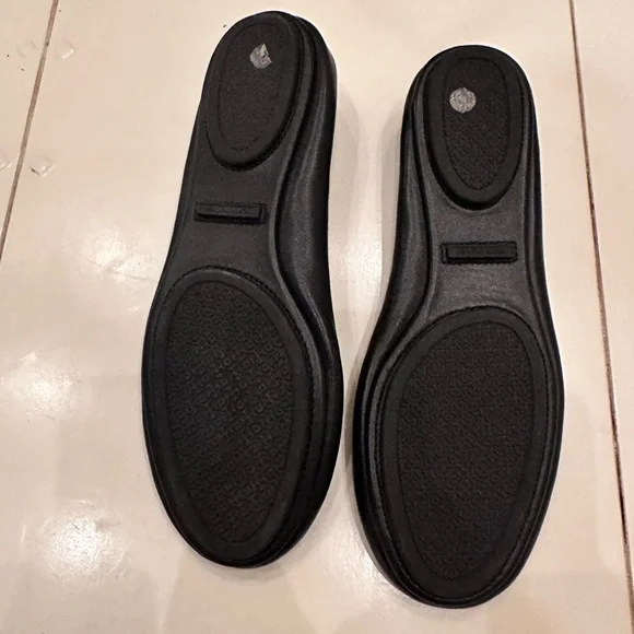 Tory Burch Black Minnie Travel Ballet, Size 8 - Picture 3 of 6